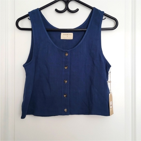 Jackson Rowe Tops - Jackson Rowe cropped tank top